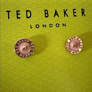 Ted Baker London Tempany Enamel Button Earrings